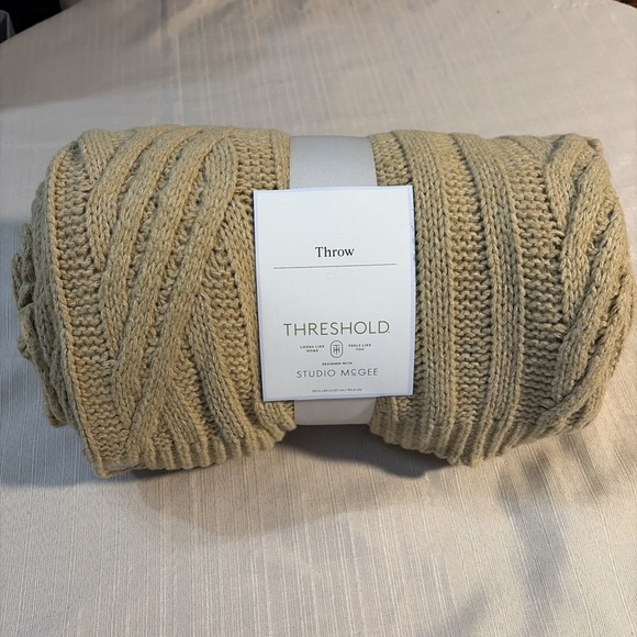 Threshold Other - Threshold™ Throw Blanket Designed with Studio McGee – Textured Knit Throw